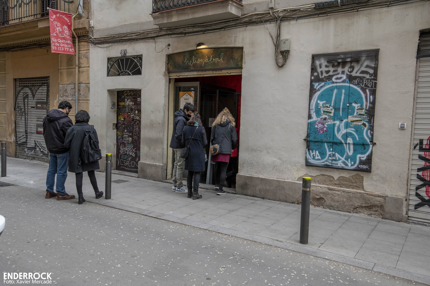 Entrada de la sala Heliogàbal de Barcelona